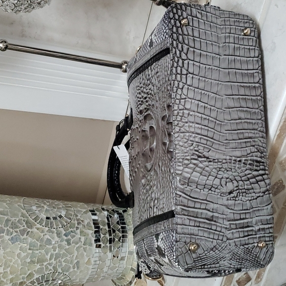 ๐ฅ๐ค BRAHMIN Steel Fontaine Large Duxbury Embossed Satchel ๐ค๐ฅ - Picture 12 of 12